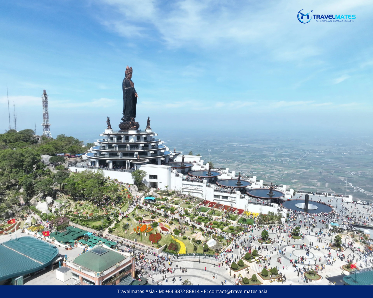 Buddha Statue on top Nui Ba Den _Travelmates_1280 Tay Ninh, Vietnam: A Cultural and Spiritual Journey Beyond the Ordinary