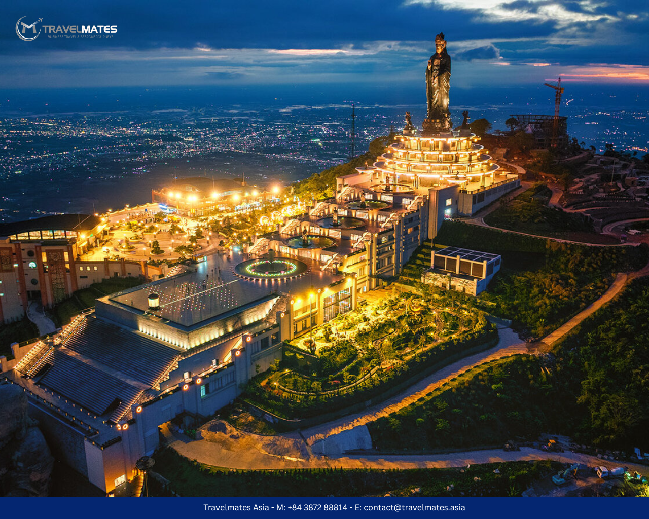 Buddha Statue on top Nui Ba Den by night _Travelmates_1280 Buddha Statue on top Nui Ba Den by night _Travelmates_1280
