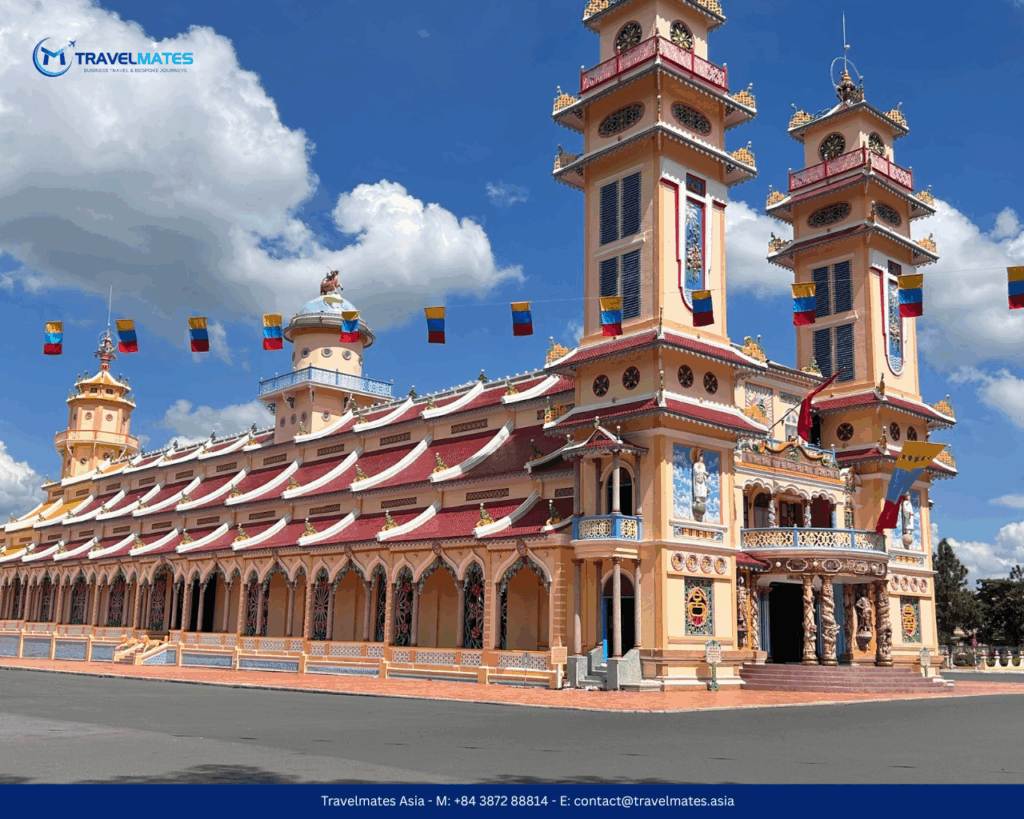 Escape the bustle of Saigon. Discover the vibrant Cao Dai Holy See and the mist-shrouded peak of Ba Den Mountain with Travelmates’ local expert guide to Tay Ninh.